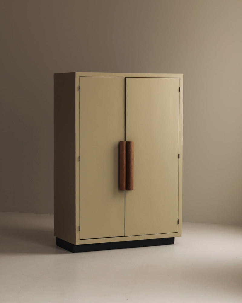 Rare wardrobe by Le Corbusier for Unité d’Habitation in Marseille, France 1940s — detail view