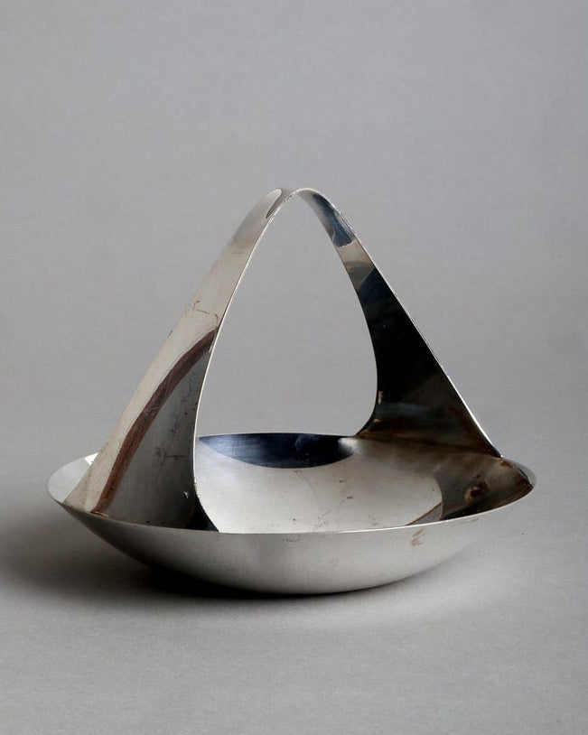 Vintage Ikora Silver Plated Handled Bowl by Studio Ecubed | The Oblist