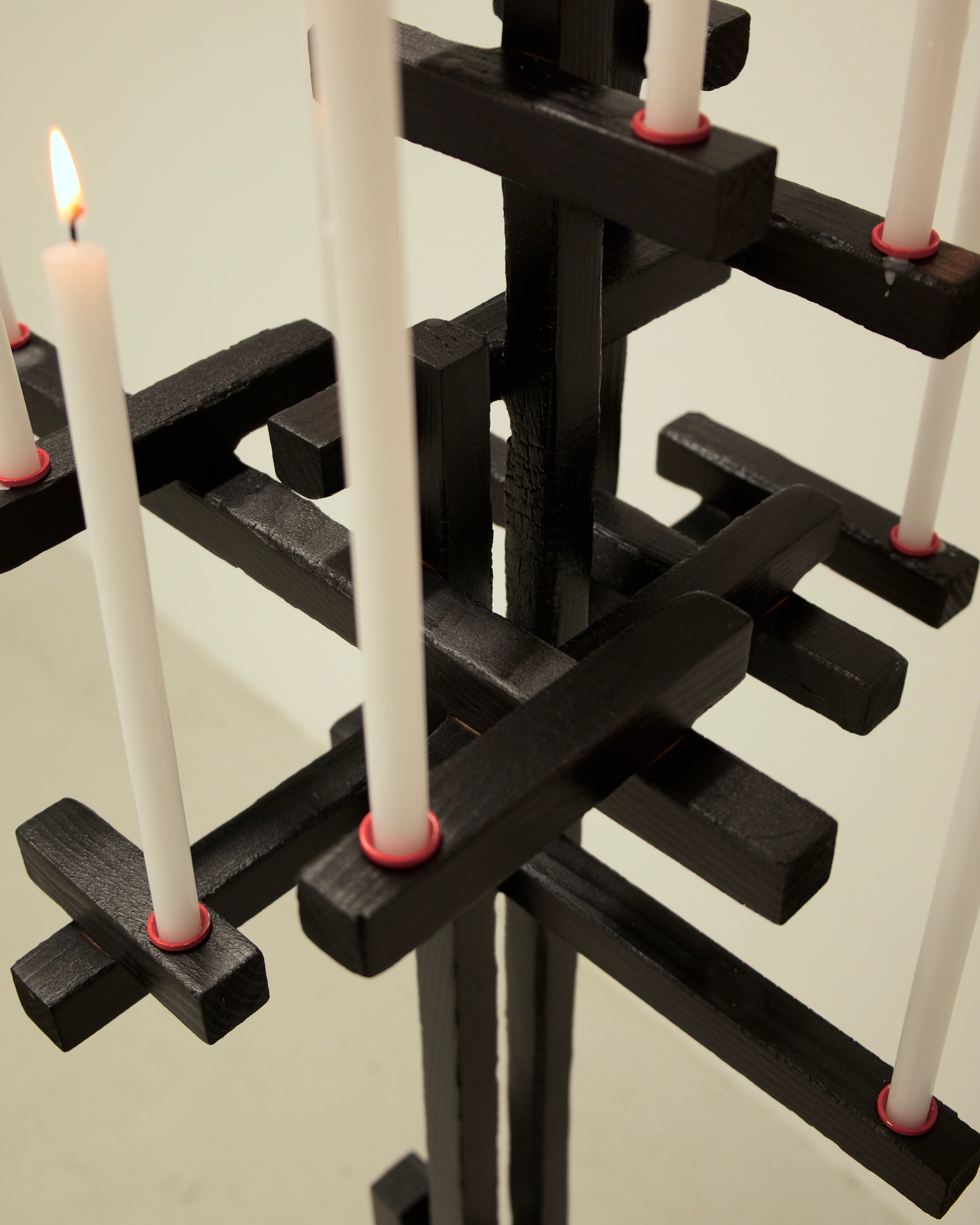 'TETRIS CANDELABRUM' Candleholder