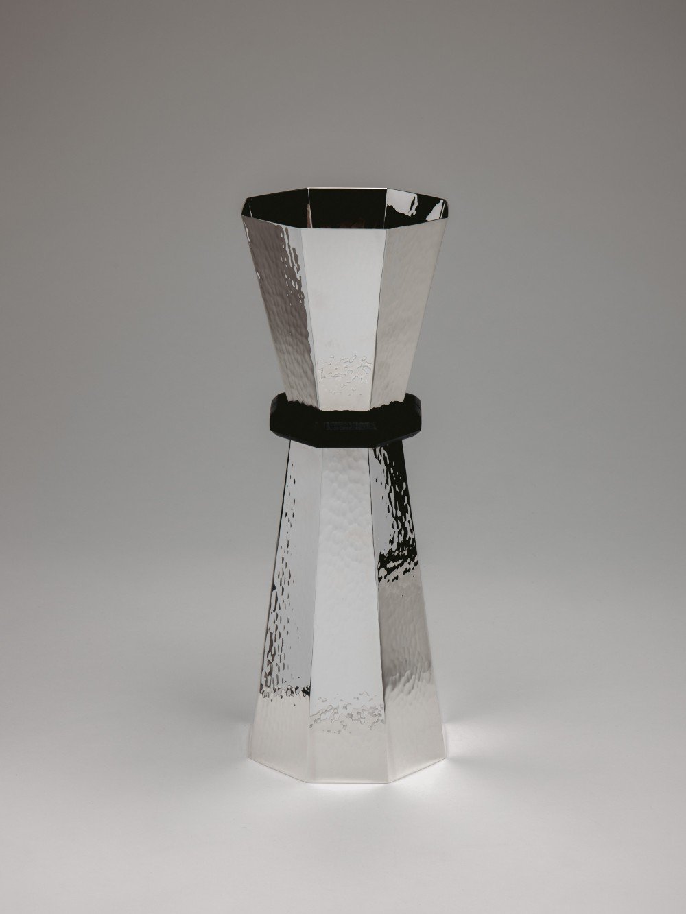 Silver Plated Pitcher by zanetto | The Oblist — hammered silver finish