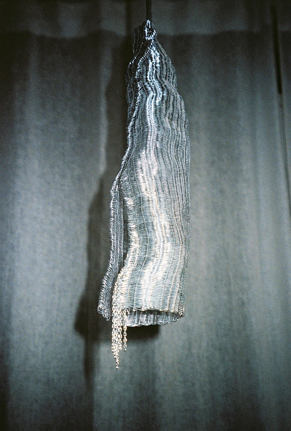 Draia Aluminium Pendant — close-up of textured aluminum surface
