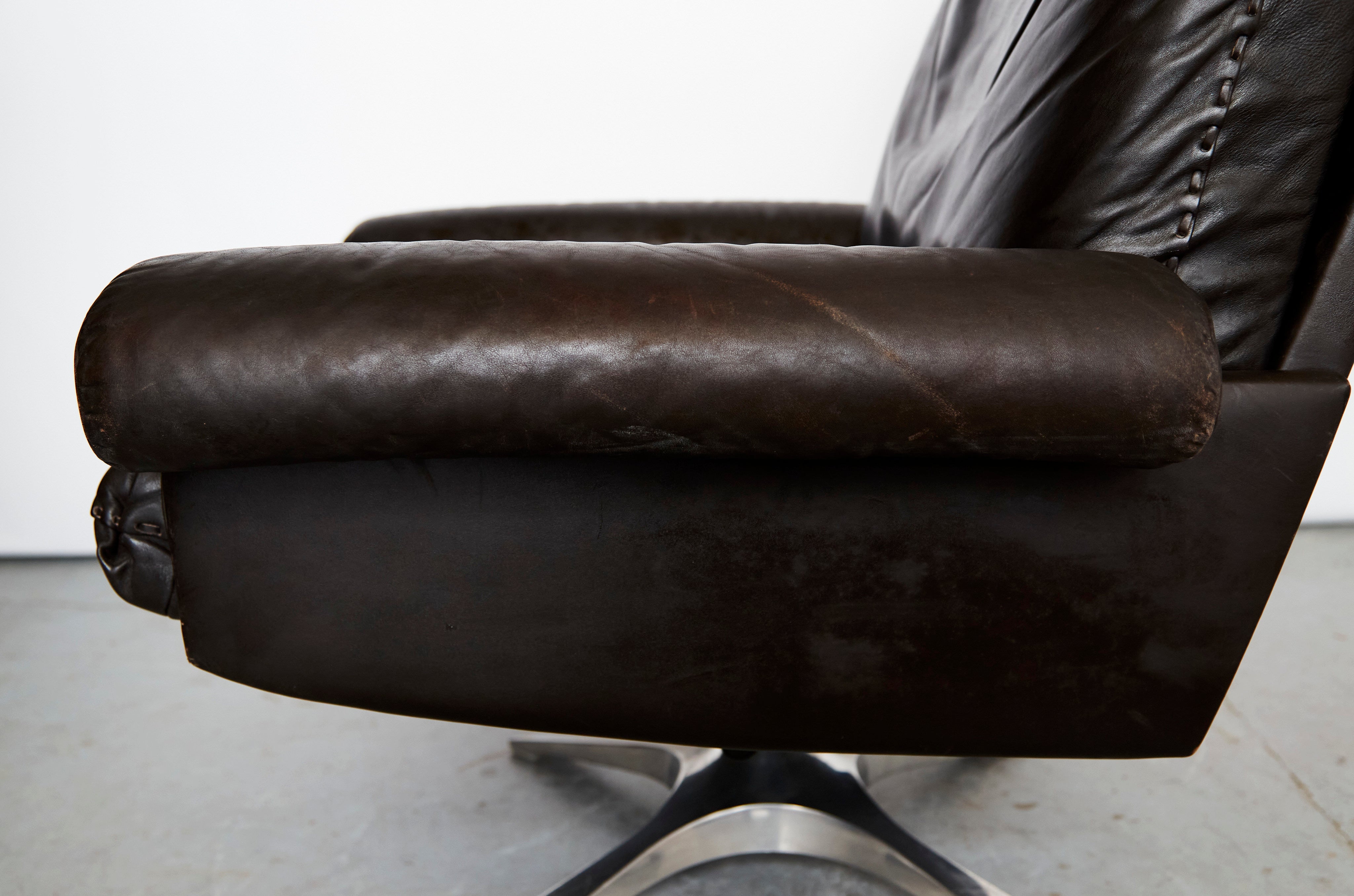 de Sede DS-31 Lounge Chair & Ottomane — view 9