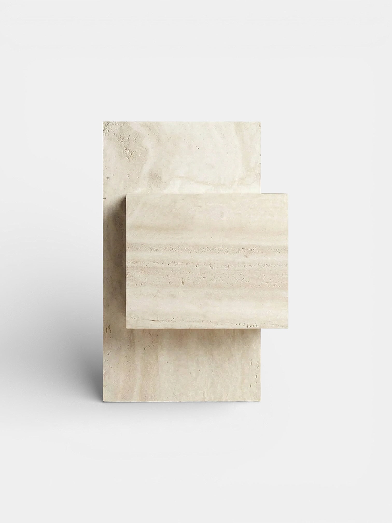Ella Travertine - Marble Coffee Table by Marbera | The Oblist