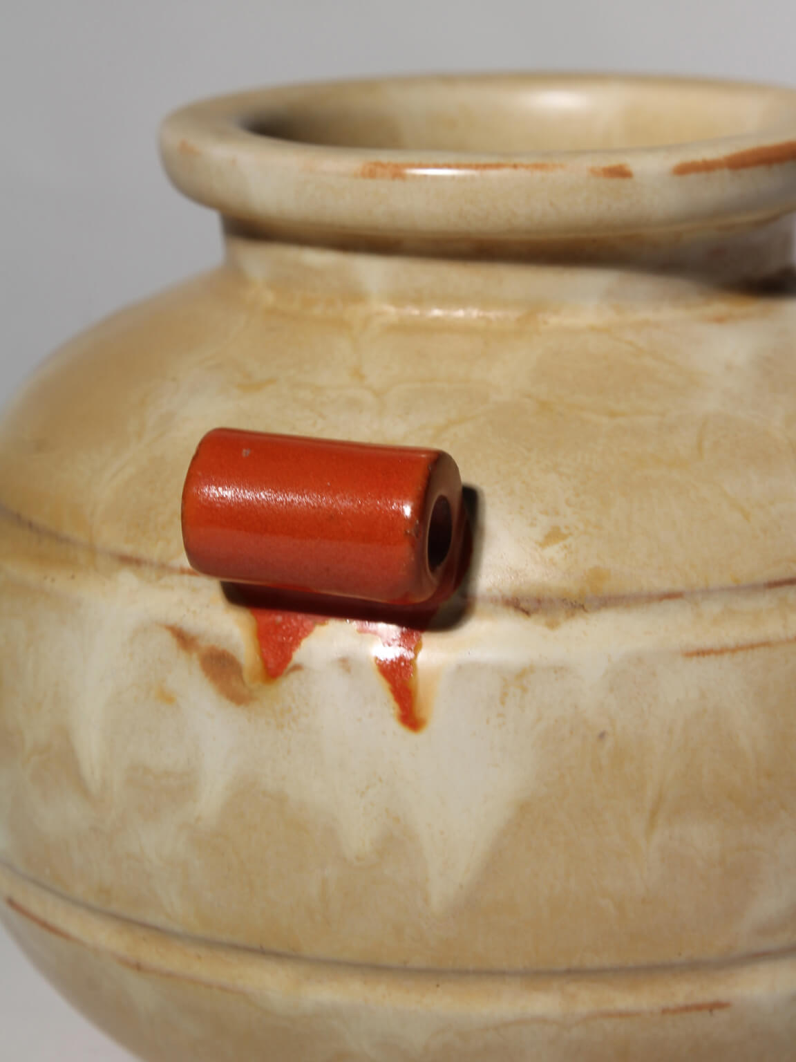 Harald Östergren Art Deco Vase, For Upsala-Ekeby, 1930, Sweden — detail view