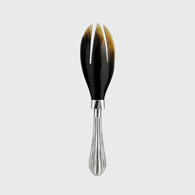 Horn Salad Fork by Tavares 1922 | The Oblist — handcrafted horn and stainless steel