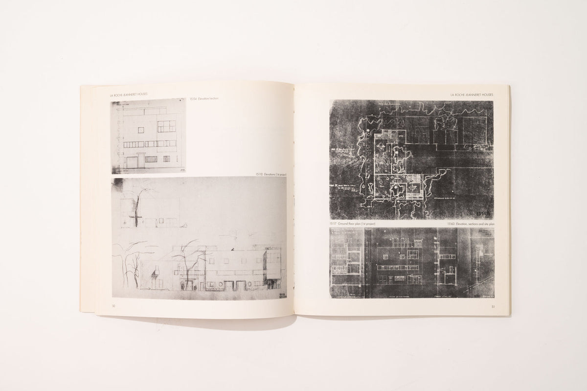 Le Corbusier Selected Drawings, Introduction by Michael Graves, 1981 Architecture Book — close-up