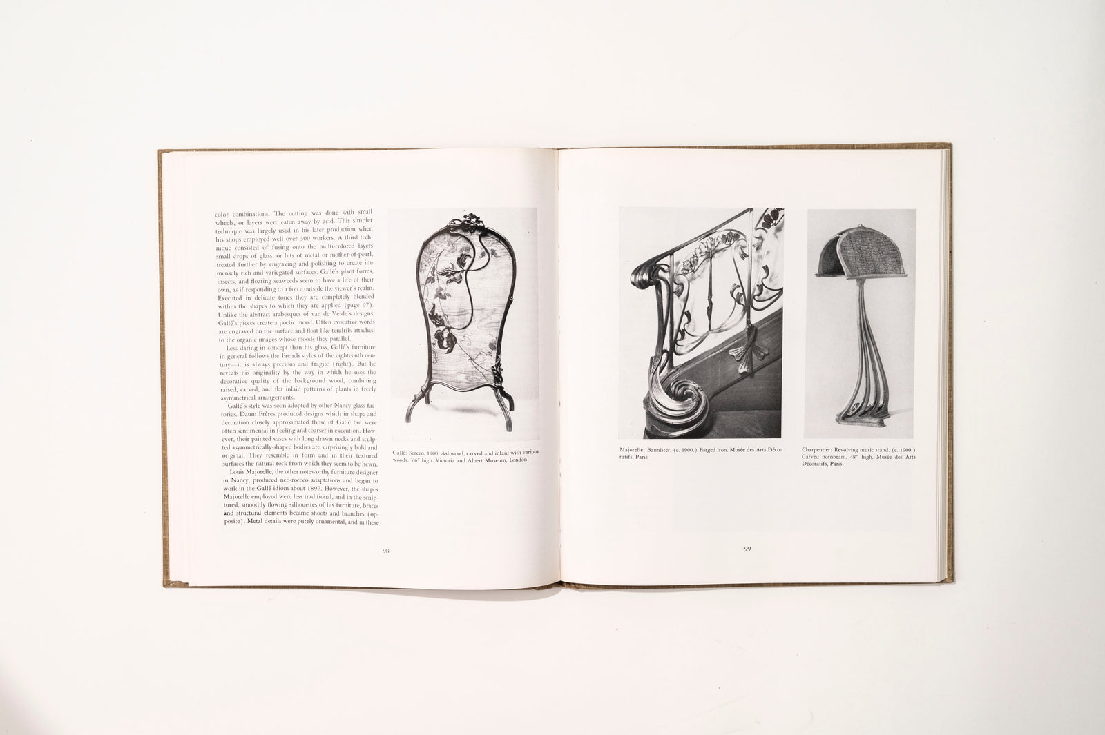 Art Nouveau, Art and Design at the Turn of the Century, MoMA, 1959 Interiors Book — detail view