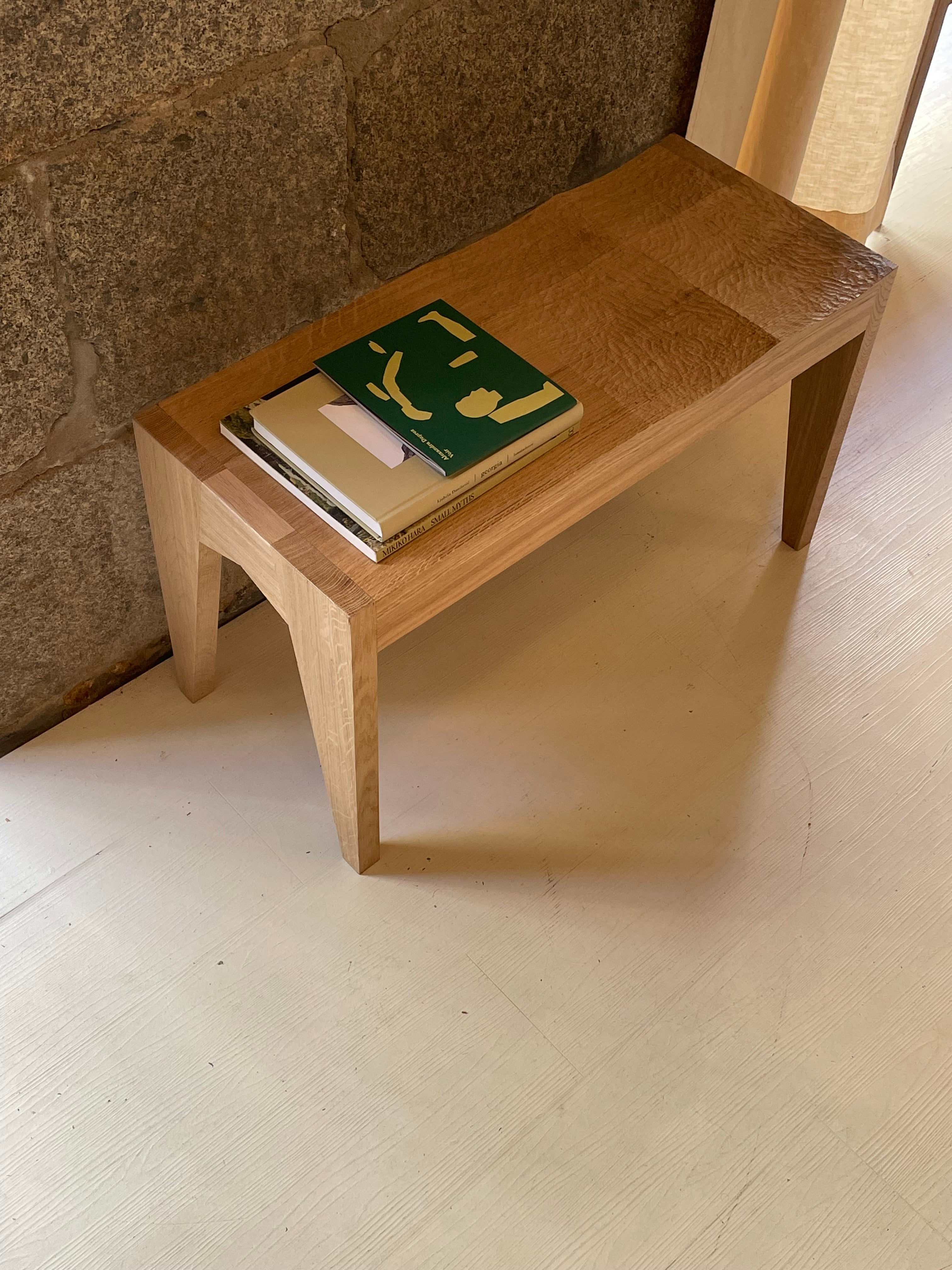 single seat bench "Onde" — alternate view