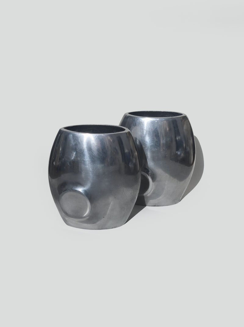 Pair of Small Modern Vases by Les Objoies | The Oblist