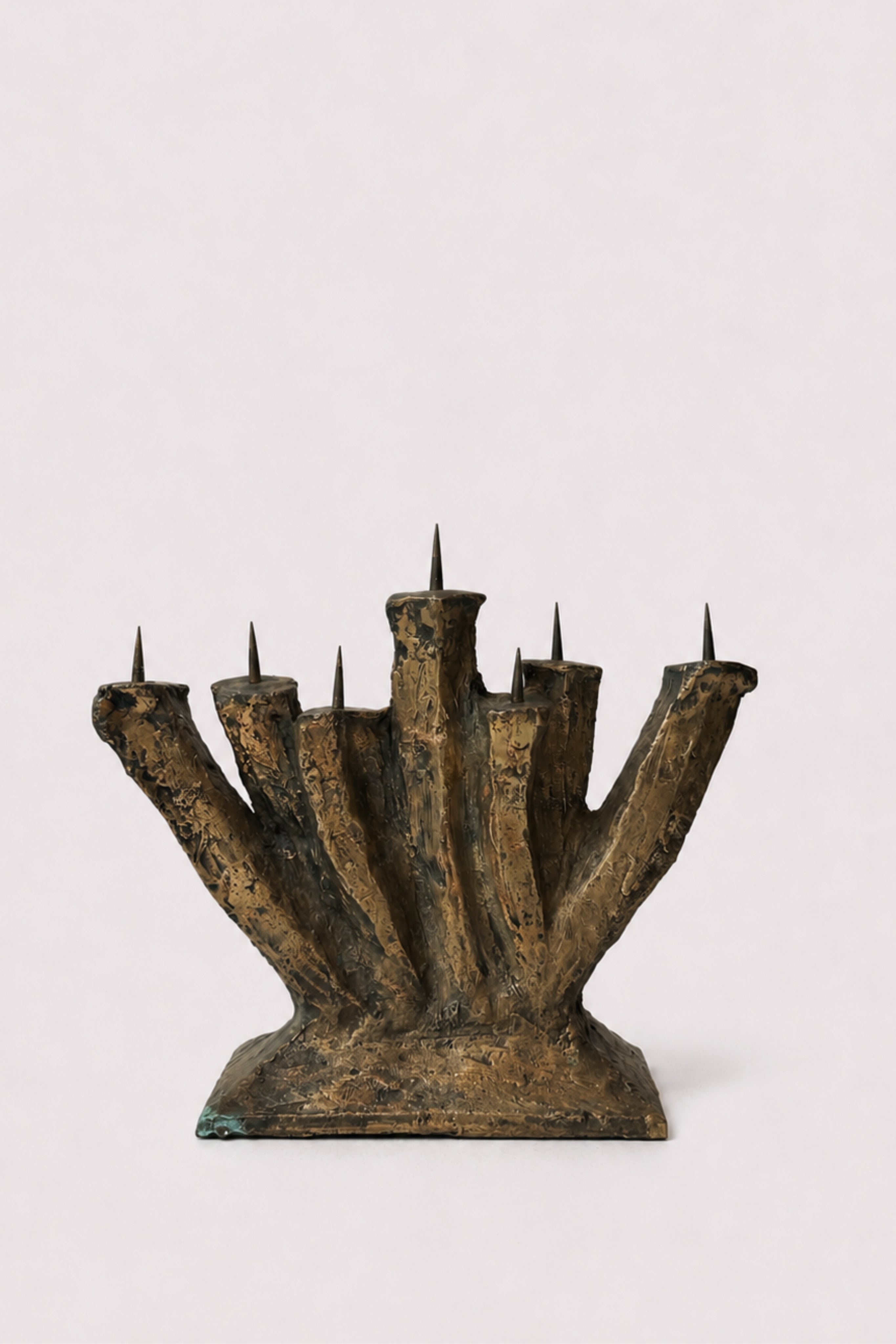 One-of-a-kind Brutalist Multi-Arm Candelabra by of matter | The Oblist