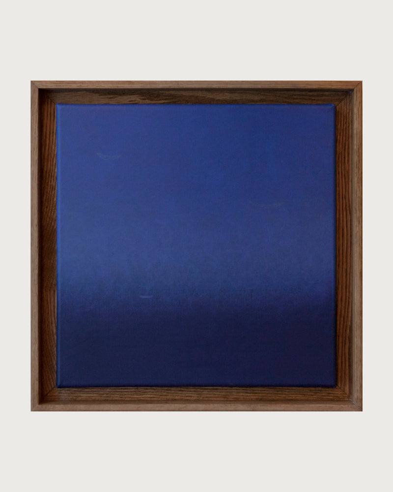 Midlight Sky #2 by Rebecca von Matérn | The Oblist — framed blue gradient painting