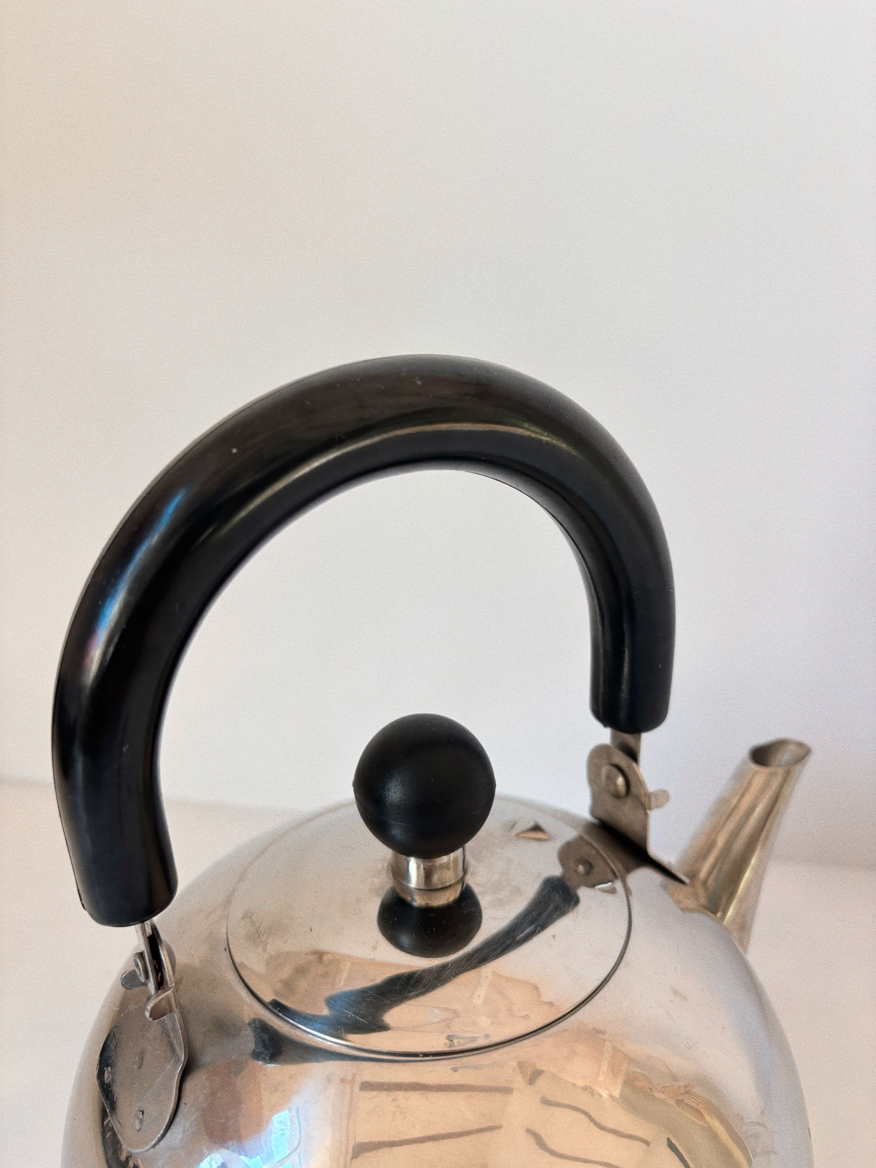 Swedish Spherical Kettle, c. 1970’s-1980’s  — detail view