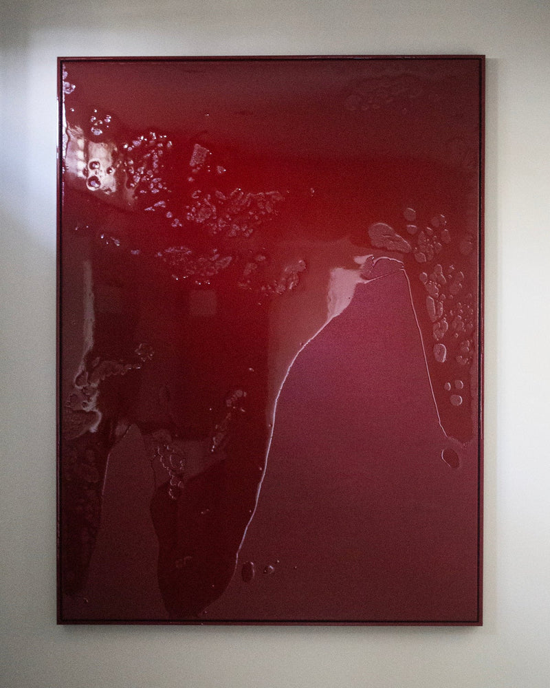 Red Flux - Painting by STUDIOPOLS | The Oblist — red glossy finish