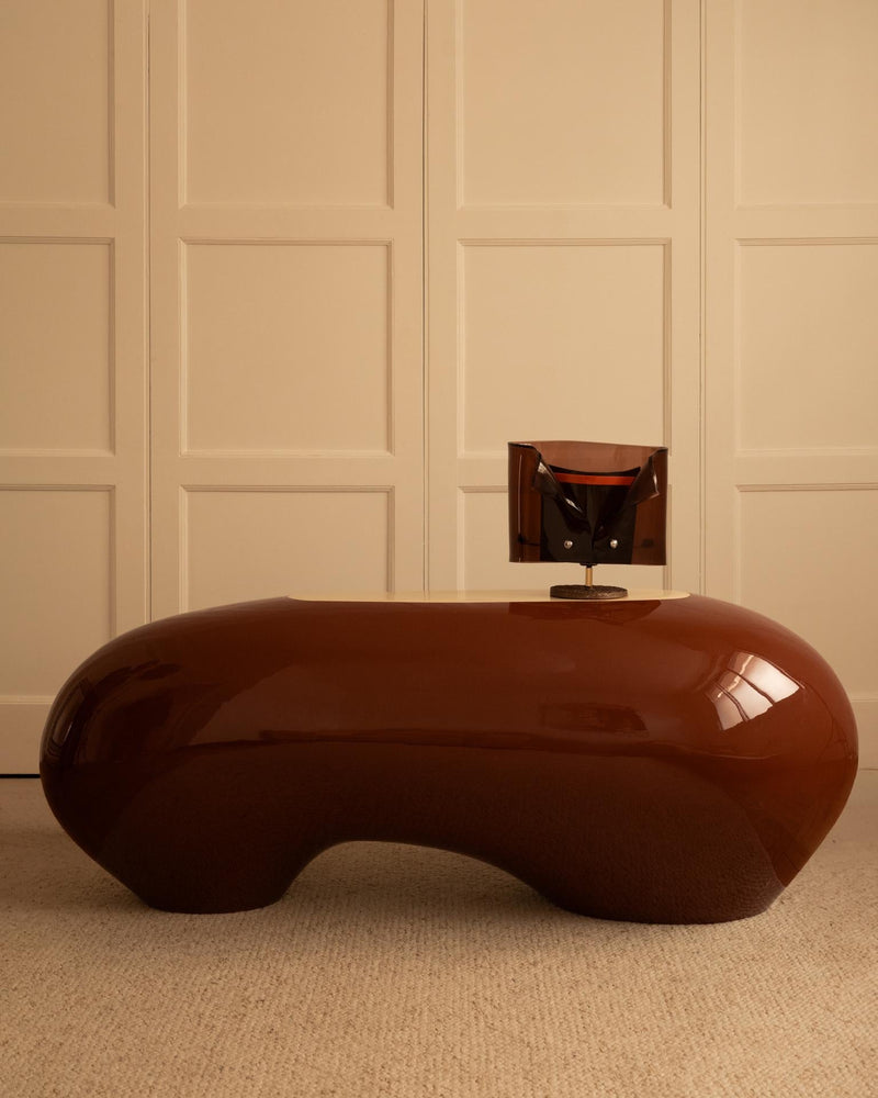 Lacquered Bench - 1970s — side angle
