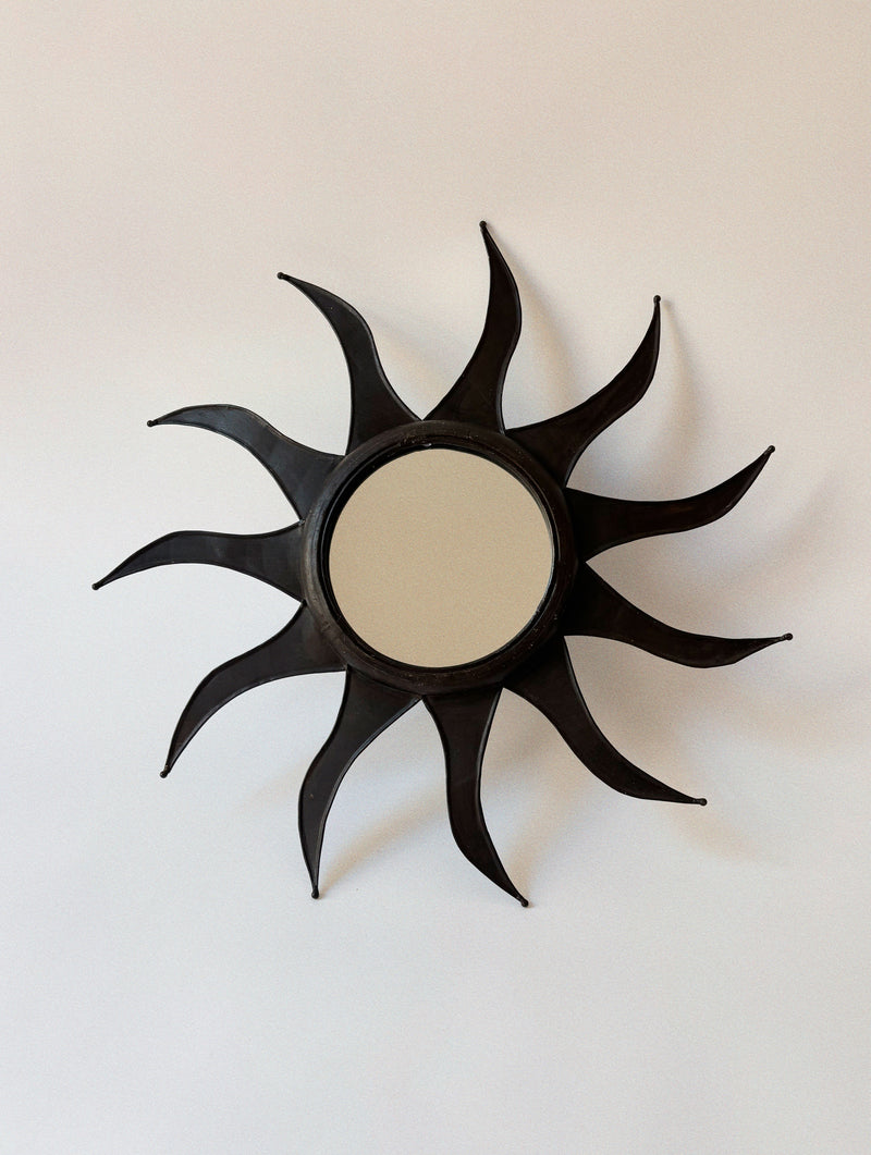 Artisan Metal Sun Mirror by Huerto | The Oblist