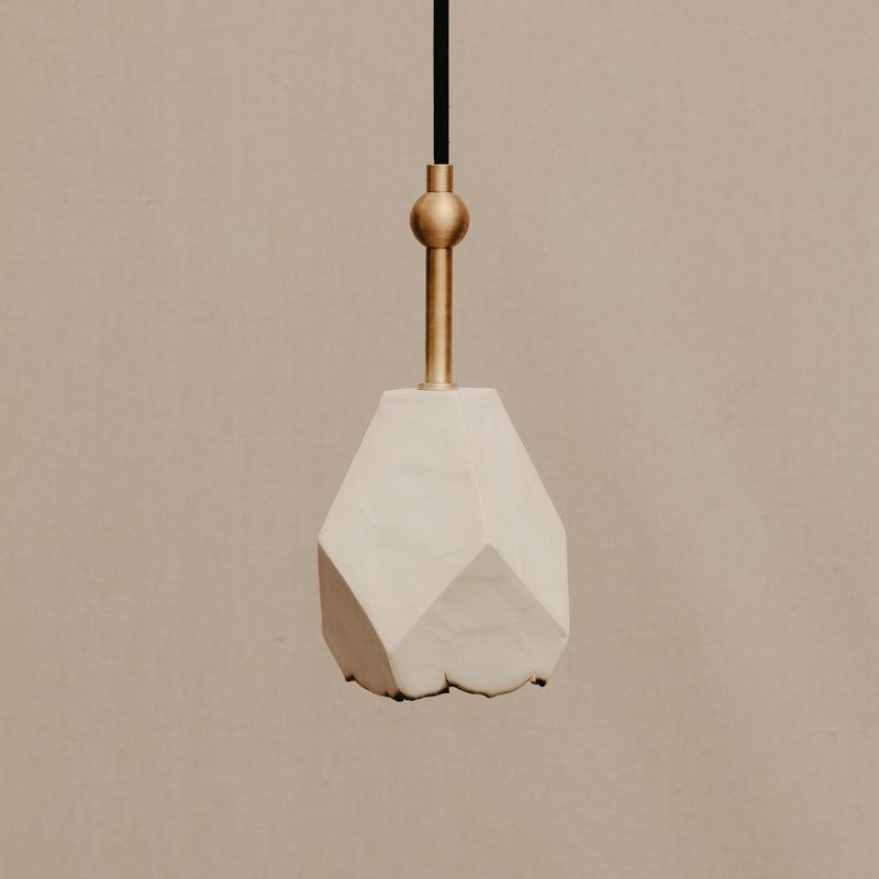 Relic Pendant 5 by JS/WRKSHP | The Oblist — handcrafted ceramic, off-white color