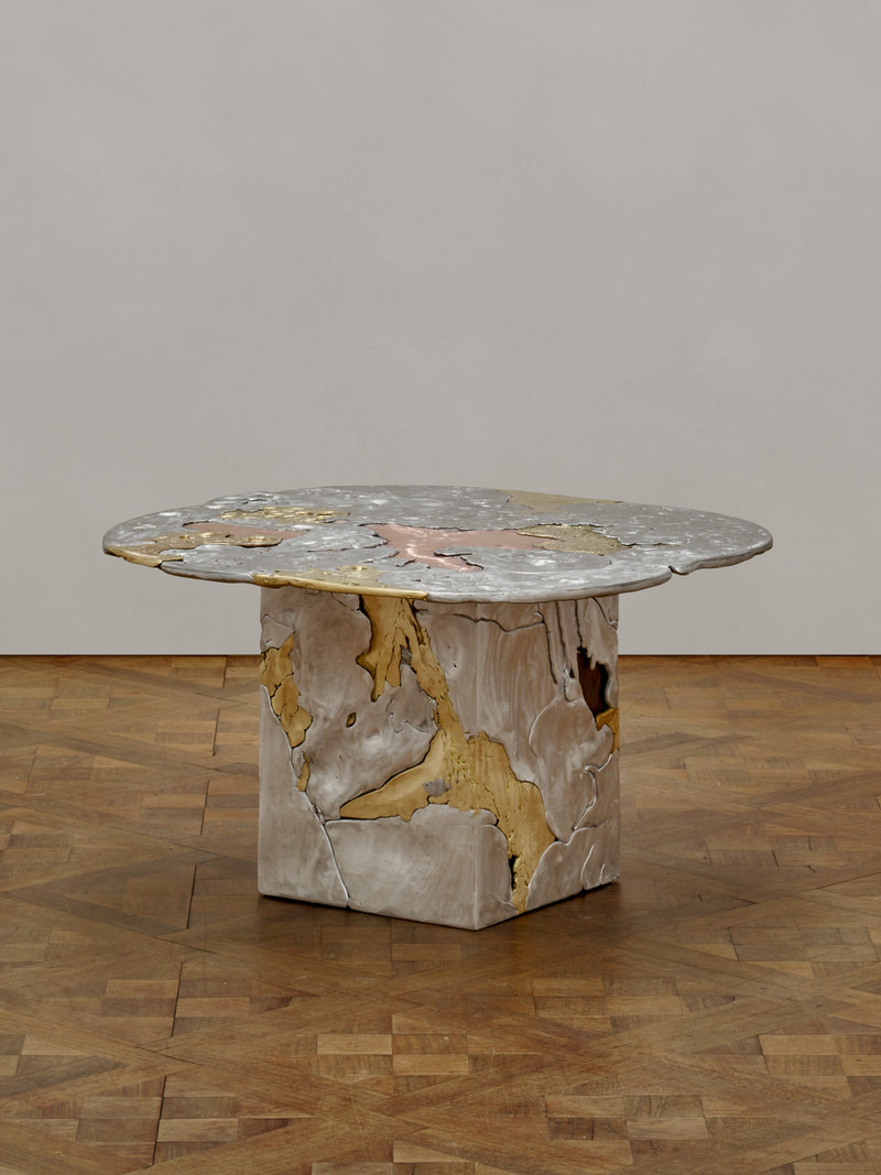 Elemental Patchwork' Coffee Table by Sheyang Li | The Oblist — handcrafted marble, modern design
