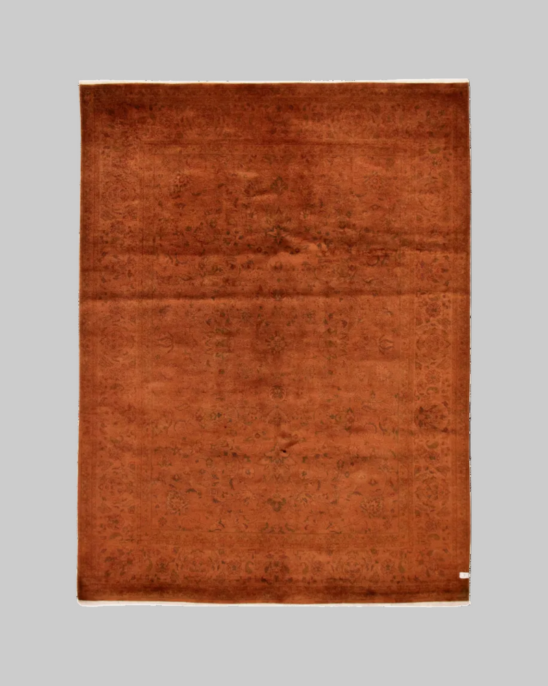 overdyed rug in foxglove 254 x 343 cm by catalog:three | The Oblist