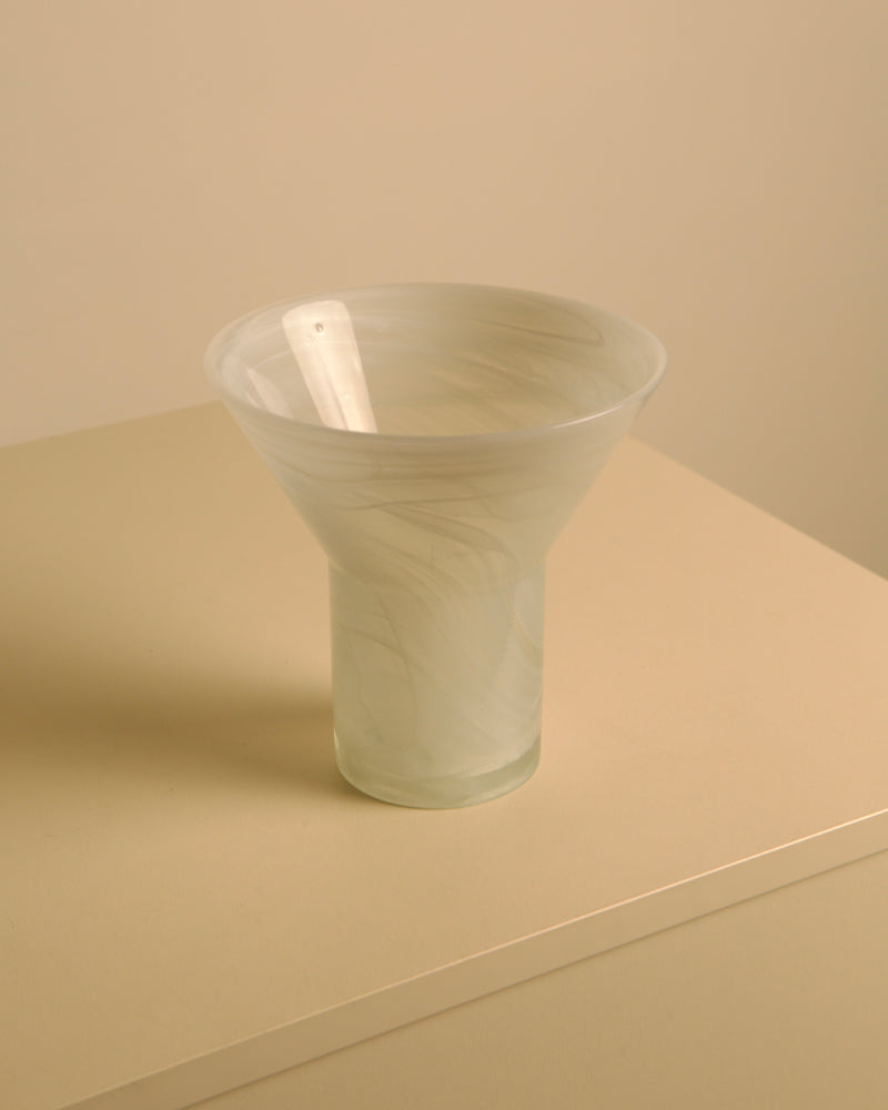 Ghost Vase in Murano Glass, 1980s by Treaptyque | The Oblist — handcrafted translucent glass