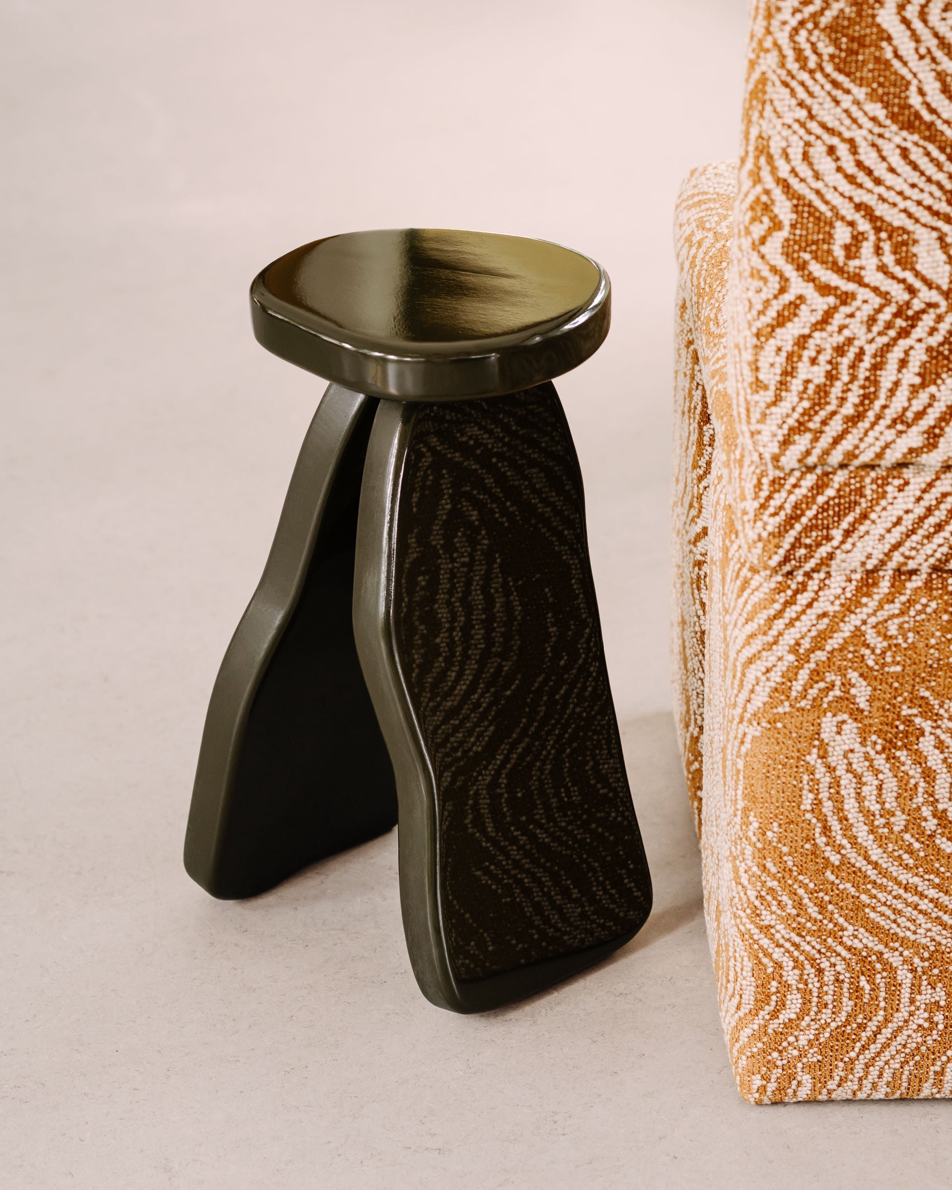 Side Table Object107 by NG DESIGN | The Oblist — handcrafted dark wood finish