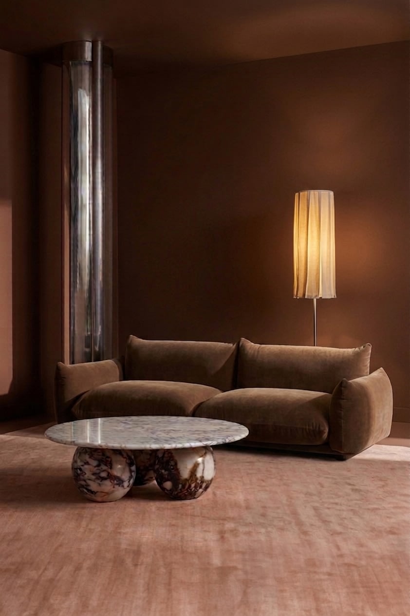 Silk Floor Lamp by Jan des Bouvrie  — detail view