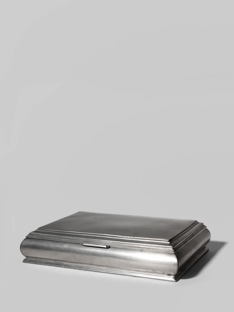 J.L. Hultman Art Deco Pewter Jewellery Casket, For Svenskt Tenn, 1930s by Vintage Stories | The Oblist