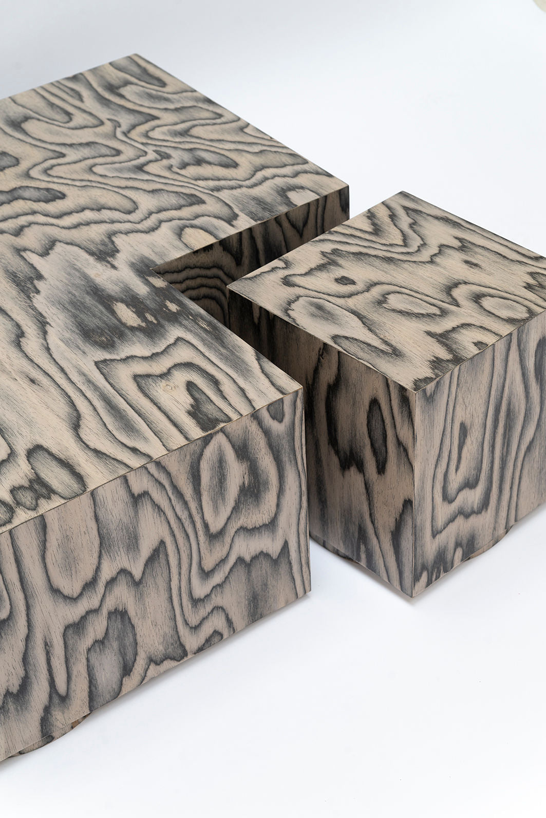 Coffee Table Object108 in ALPI veneer by Sottsass