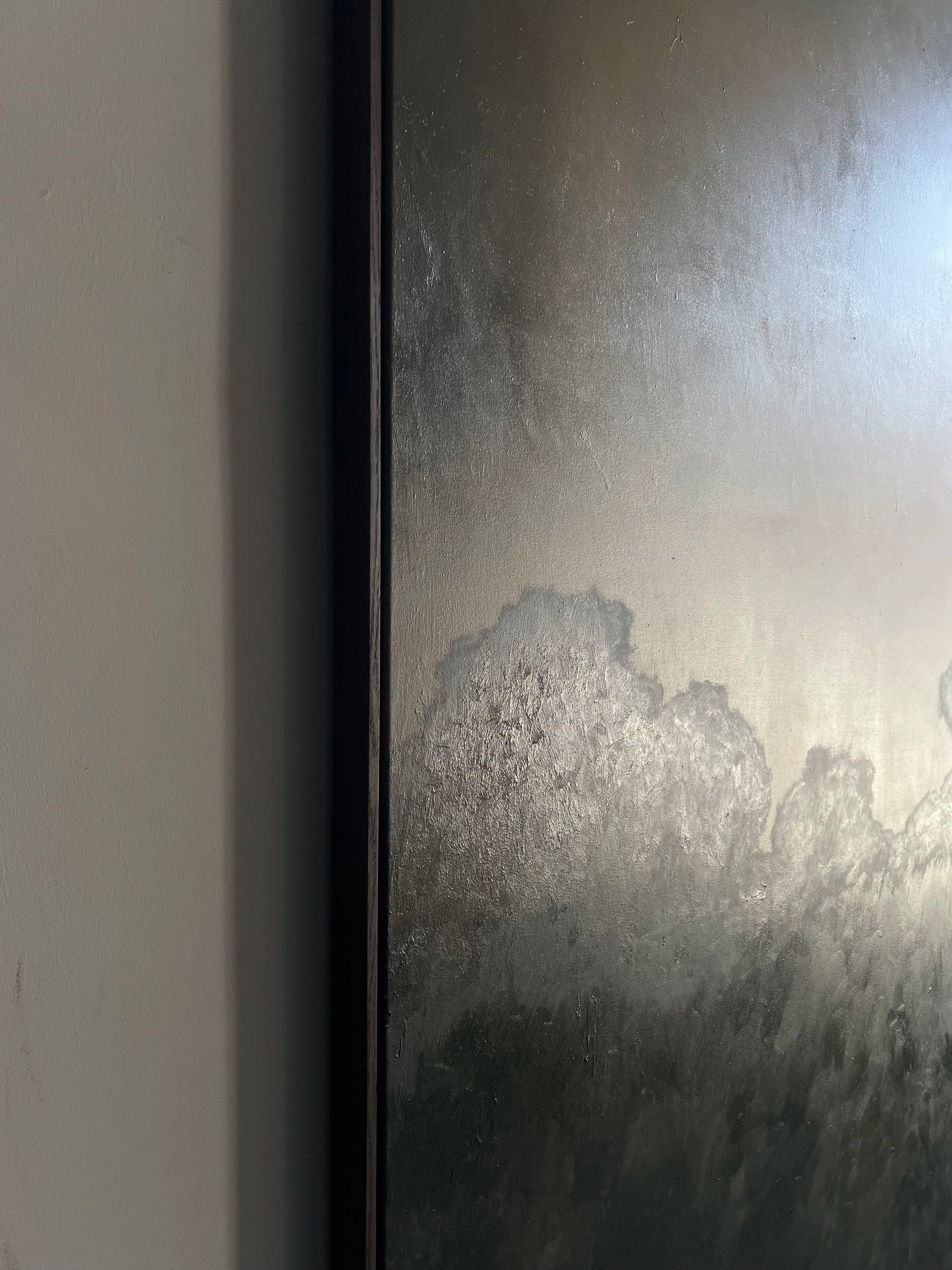 Evening Silhouette III (2026) - Oil Painting by Aimée Adriaansen — close-up
