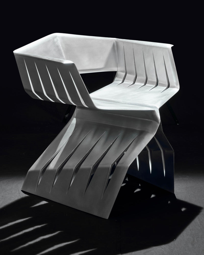 HAERETICUS Chair in Aluminium by Orfeo Studio | The Oblist
