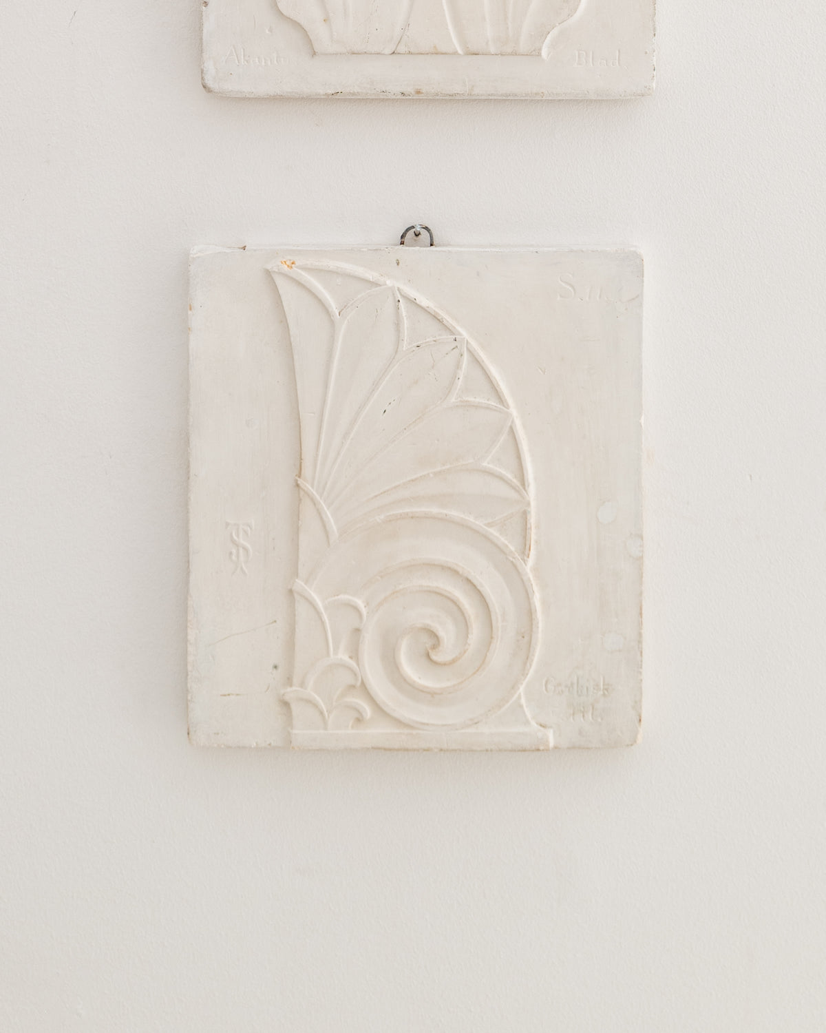 Plaster Relief Plaques Tekniska Skolan 1880-1910 — alternate view