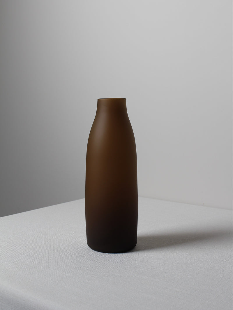 XL Vase in Chocolate by Verre d'Onge | The Oblist