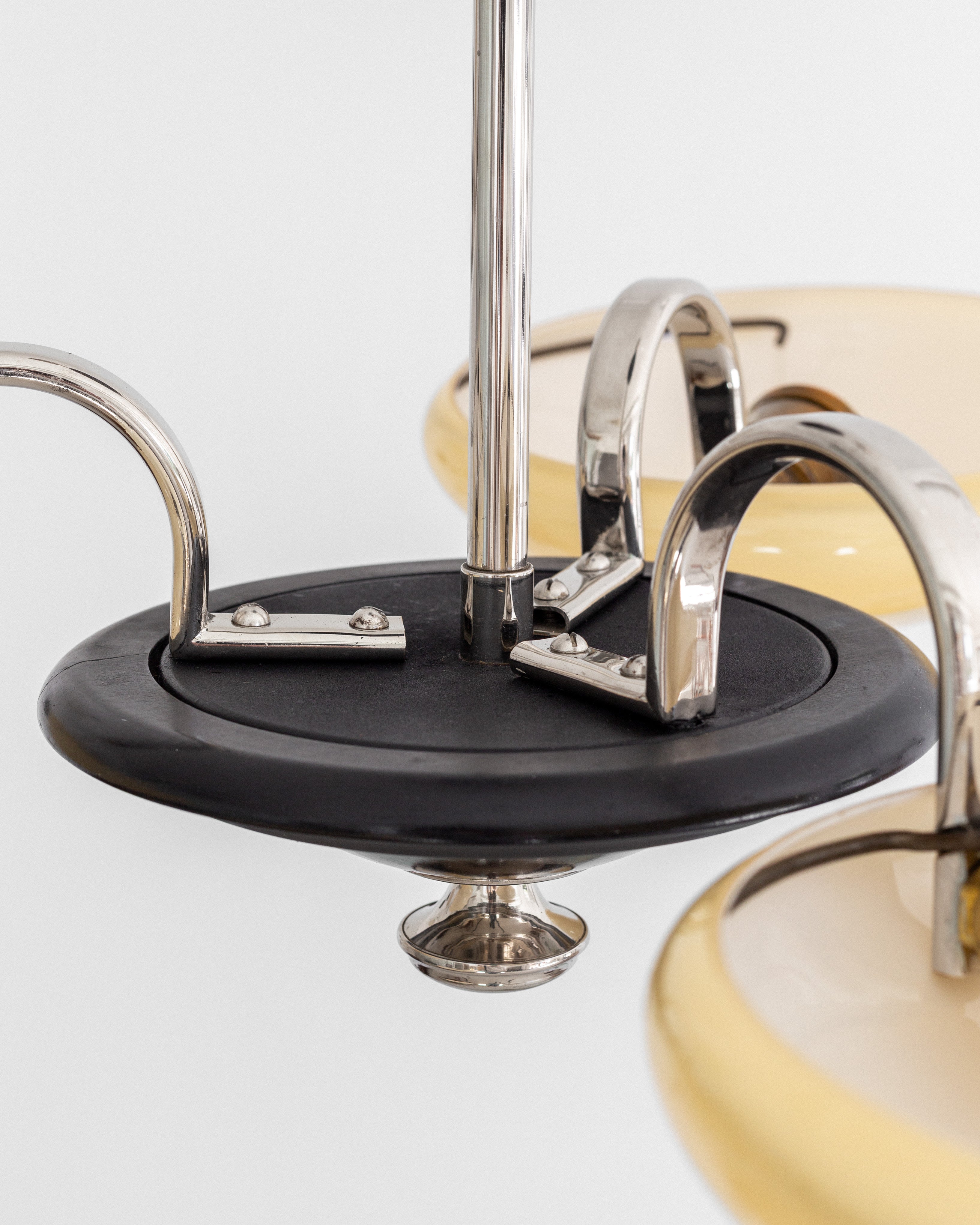 Swedish Modernist Ceiling Lamp, 1930s–40s — alternate view