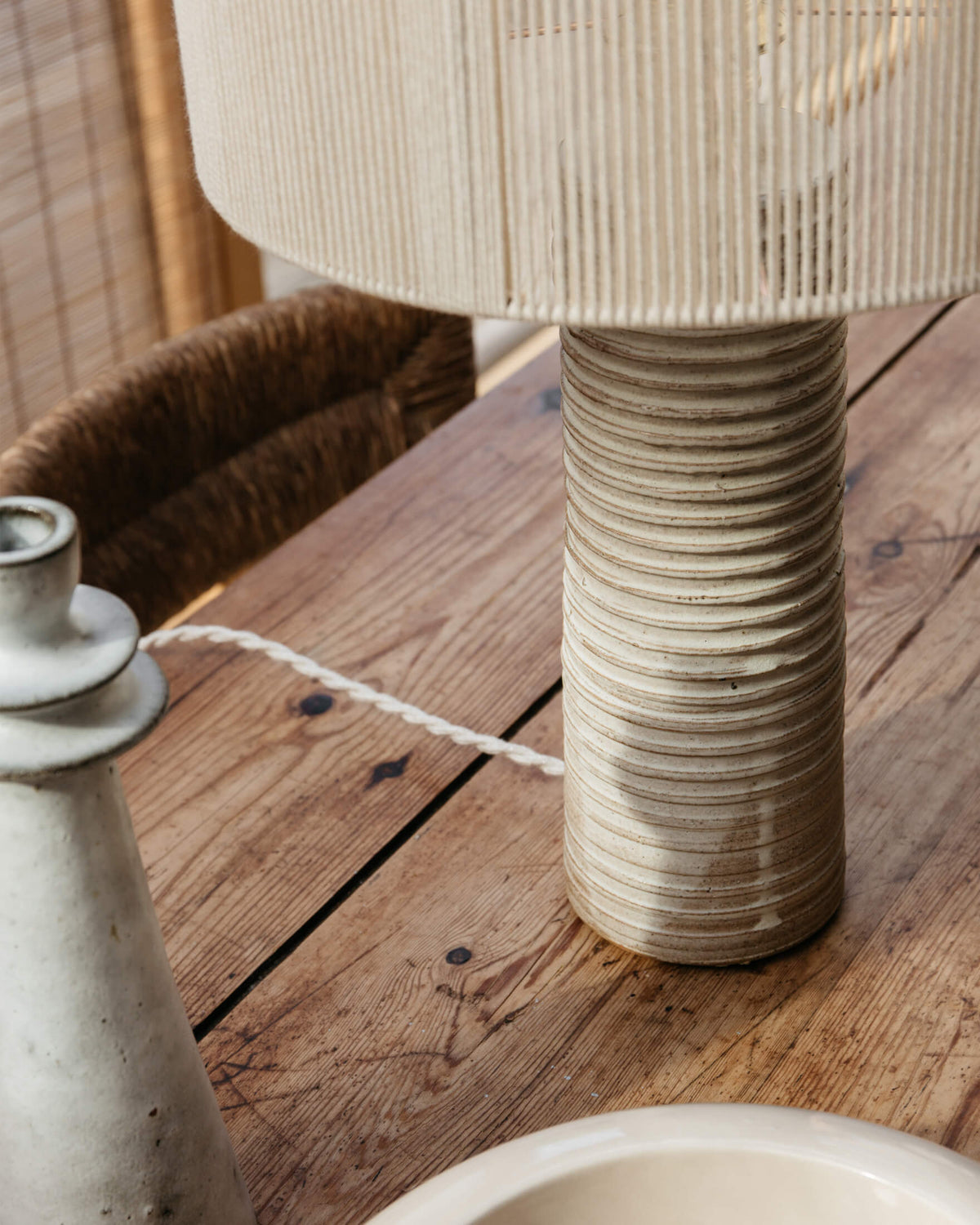 Contemporary Classic Table Lamps in Glass "Patagonia" — alternate view