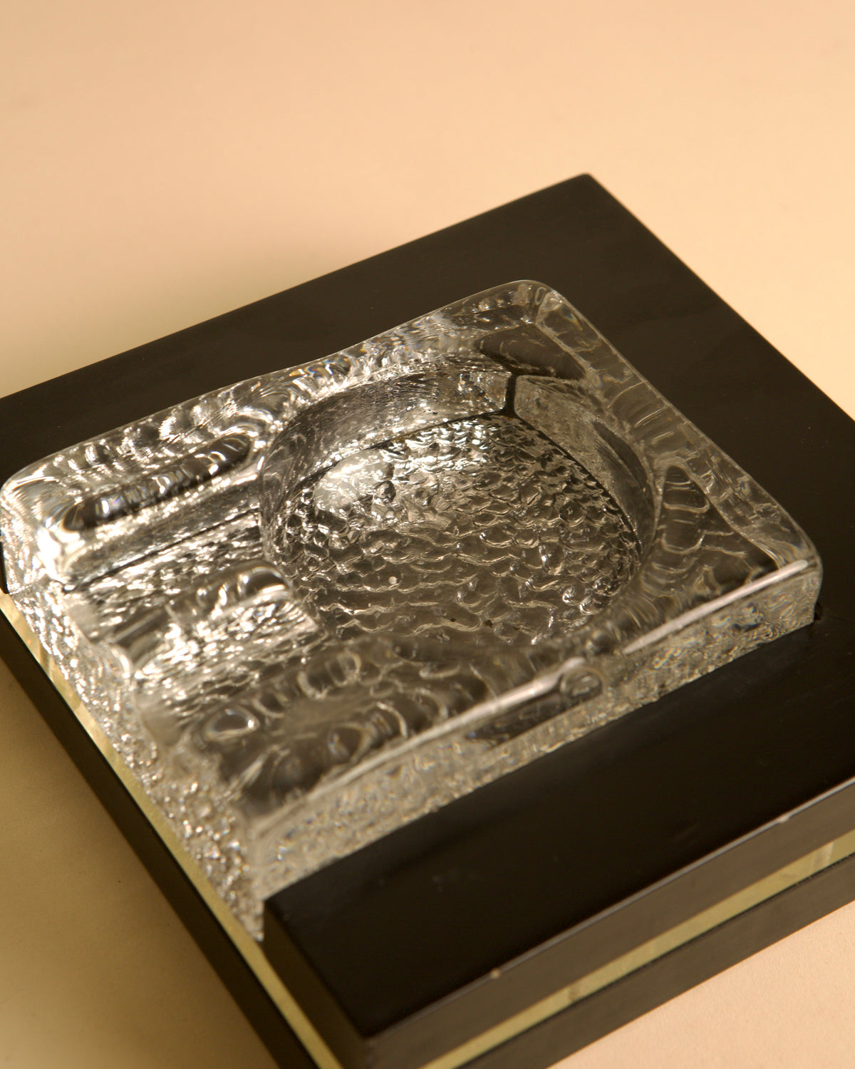 Italy, 1960s. Rolled brass, worked flat with an almost architectural rigour, marks a momen — in context