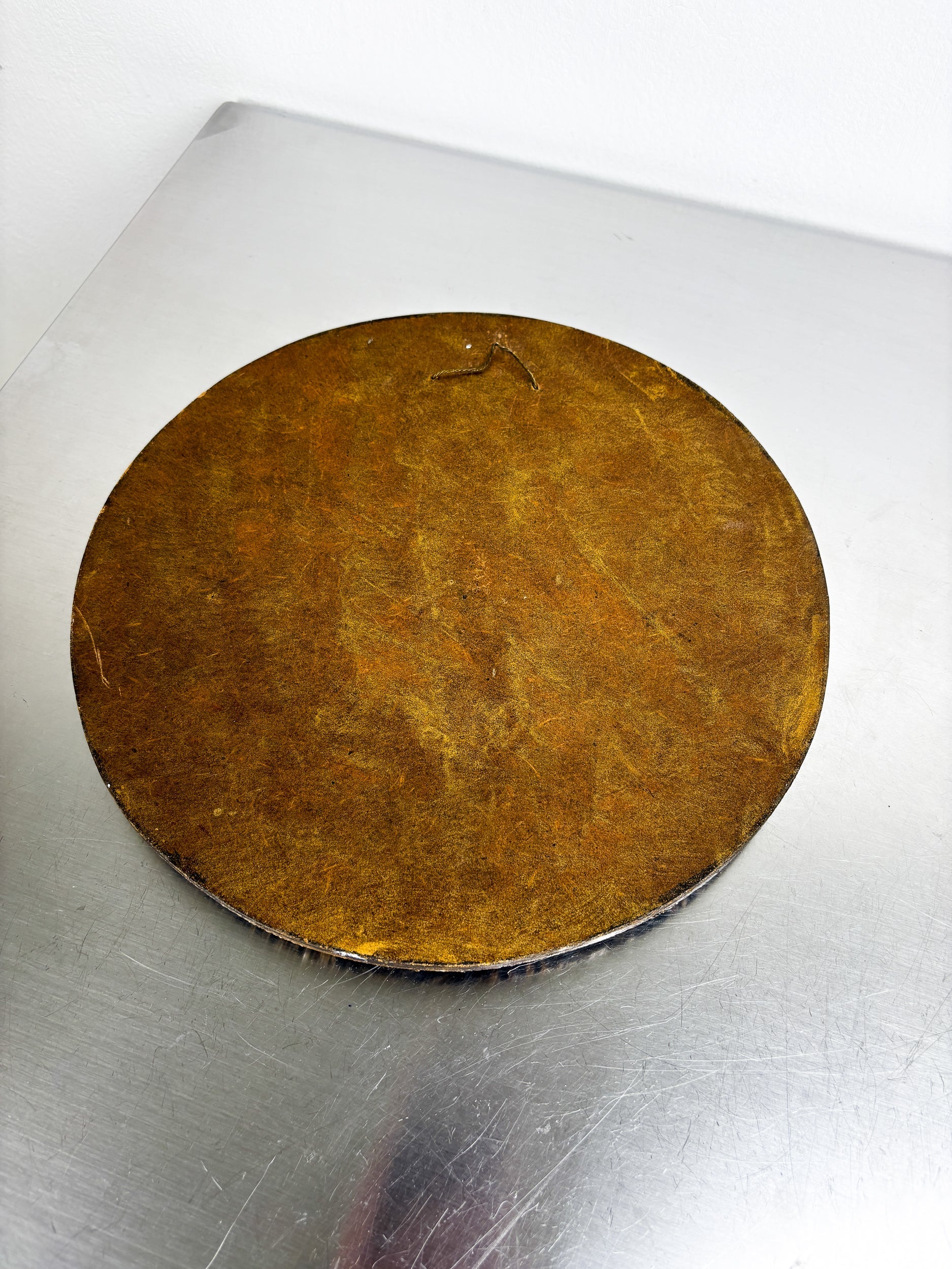 Italian Mid-Century Mirror by Creaciones Gobesso, Green Murano Rock Crystals, 1960s — alternate view