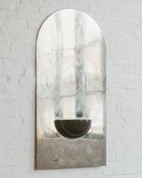 The Mirror of Simple Souls (Large) - Contemporary Mirror in Steel by COSEINCORSO | The Oblist — steel material, modern design