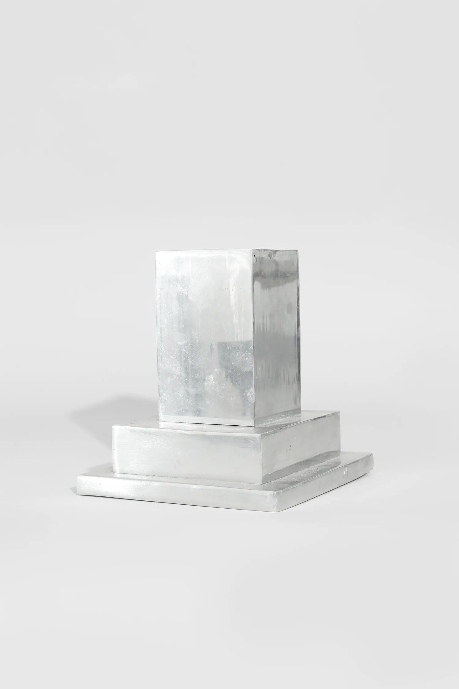 Art Deco Coin Bank by Villa | The Oblist — polished aluminum finish