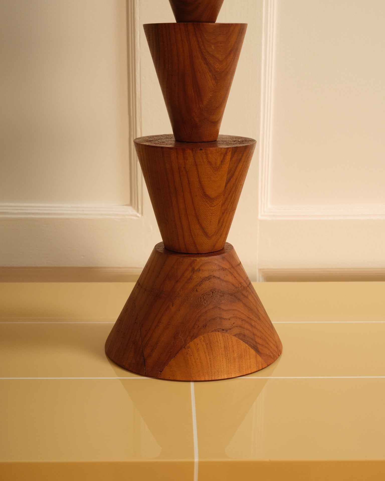 Graphic Wooden Lamp - Italy