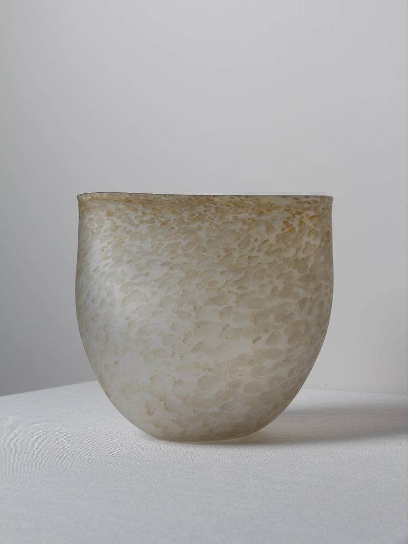 XXLarge Vase in Speckled Caramel by Verre d'Onge | The Oblist