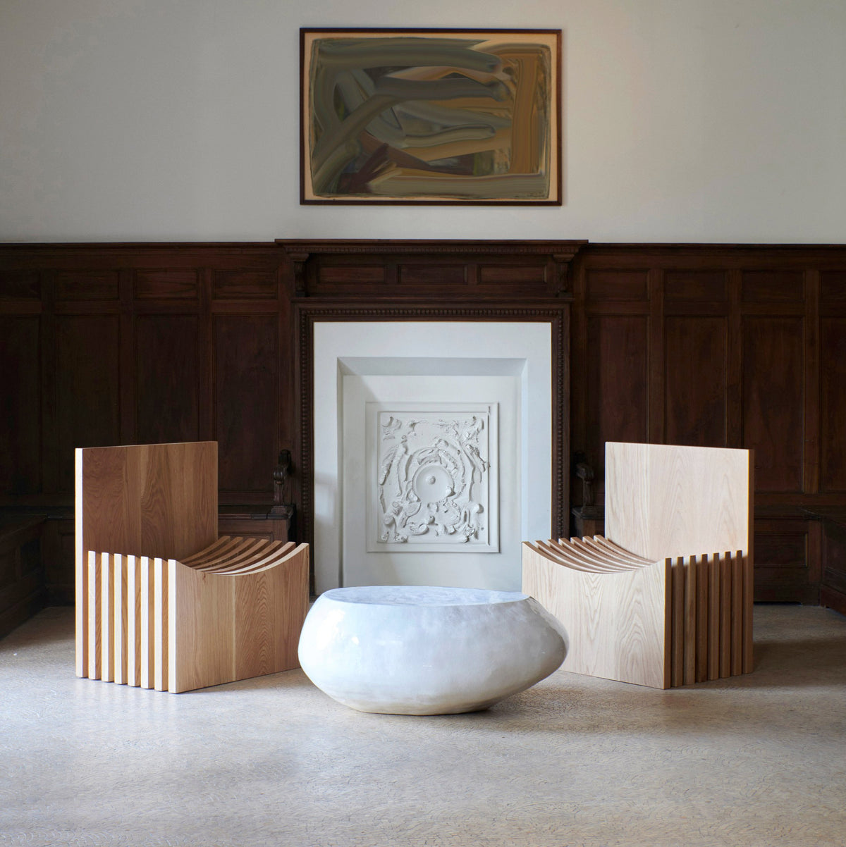 Sabão - artisanal Ceramic Coffee Table — alternate view