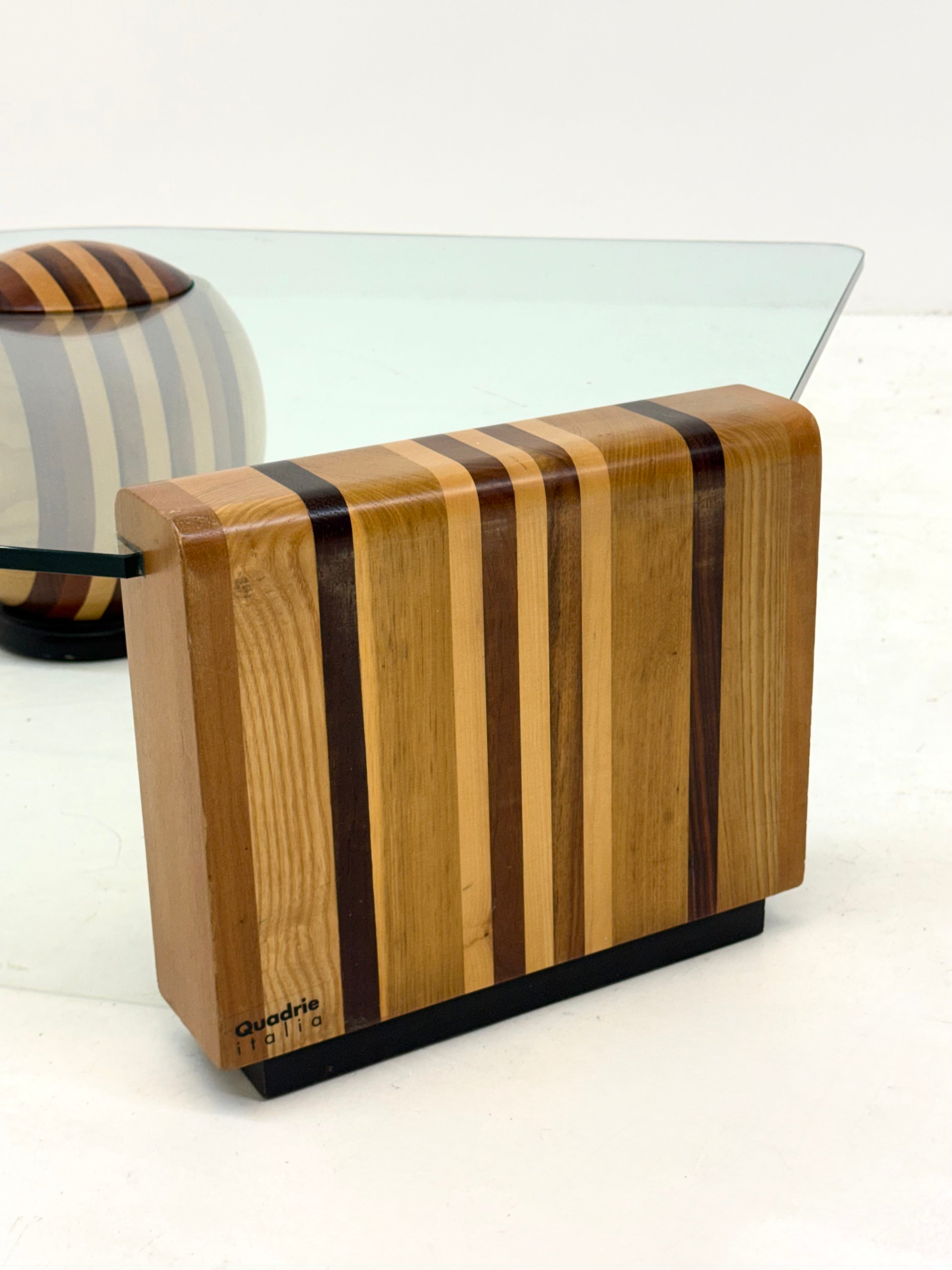 Vintage Metafora coffee table by Massimo & Lella Vignelli for Casigliani — view 9