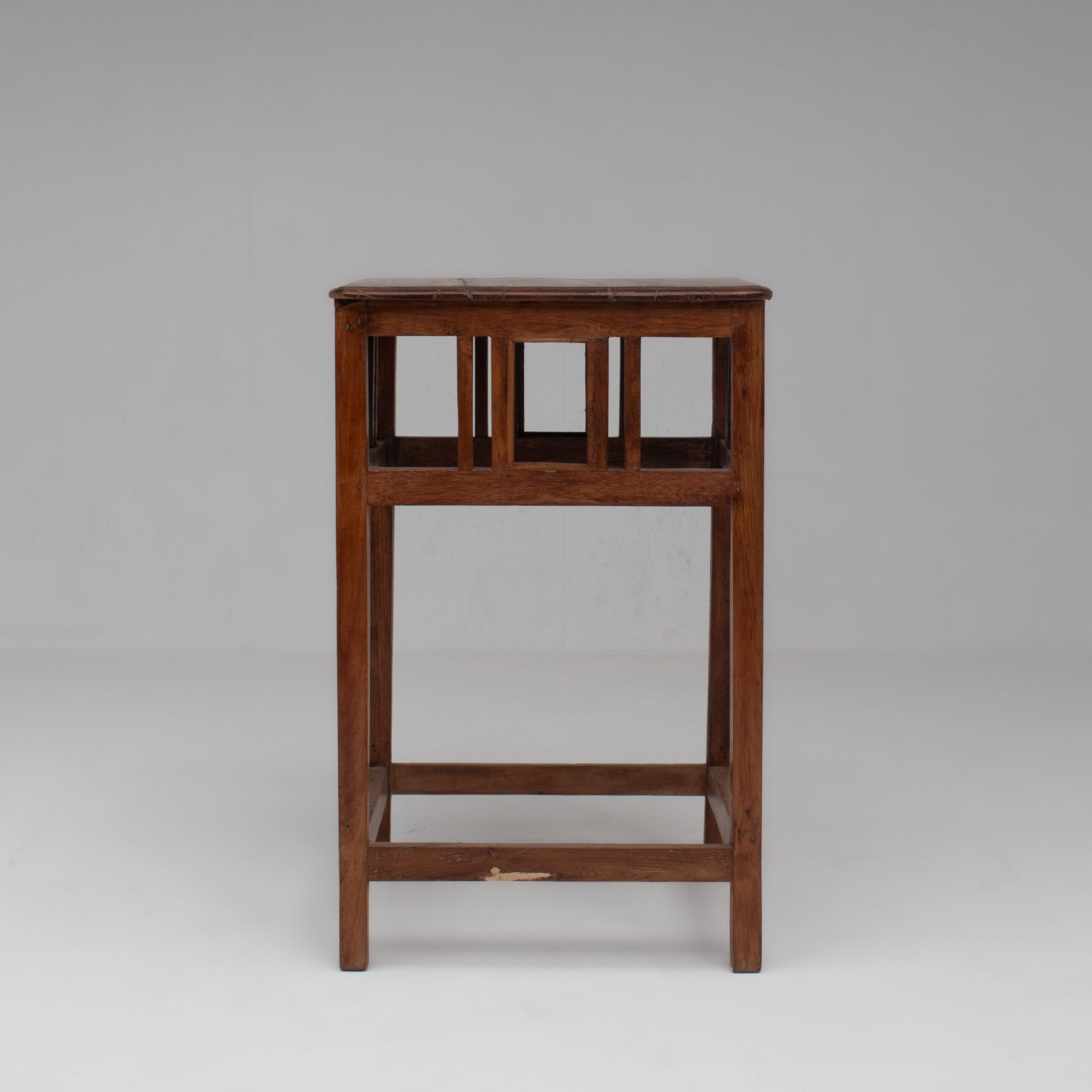 Solid Wood Side Table — detail view