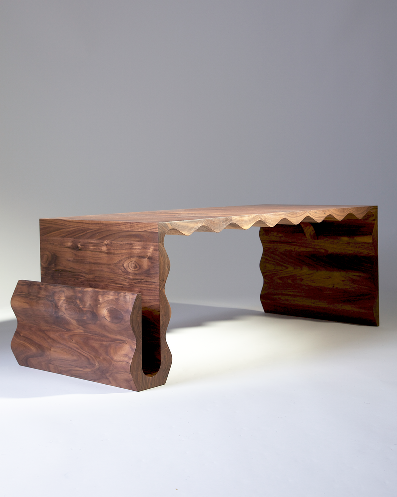 Optable Coffee Table by Mauro Dell'Orco | The Oblist — handcrafted walnut wood
