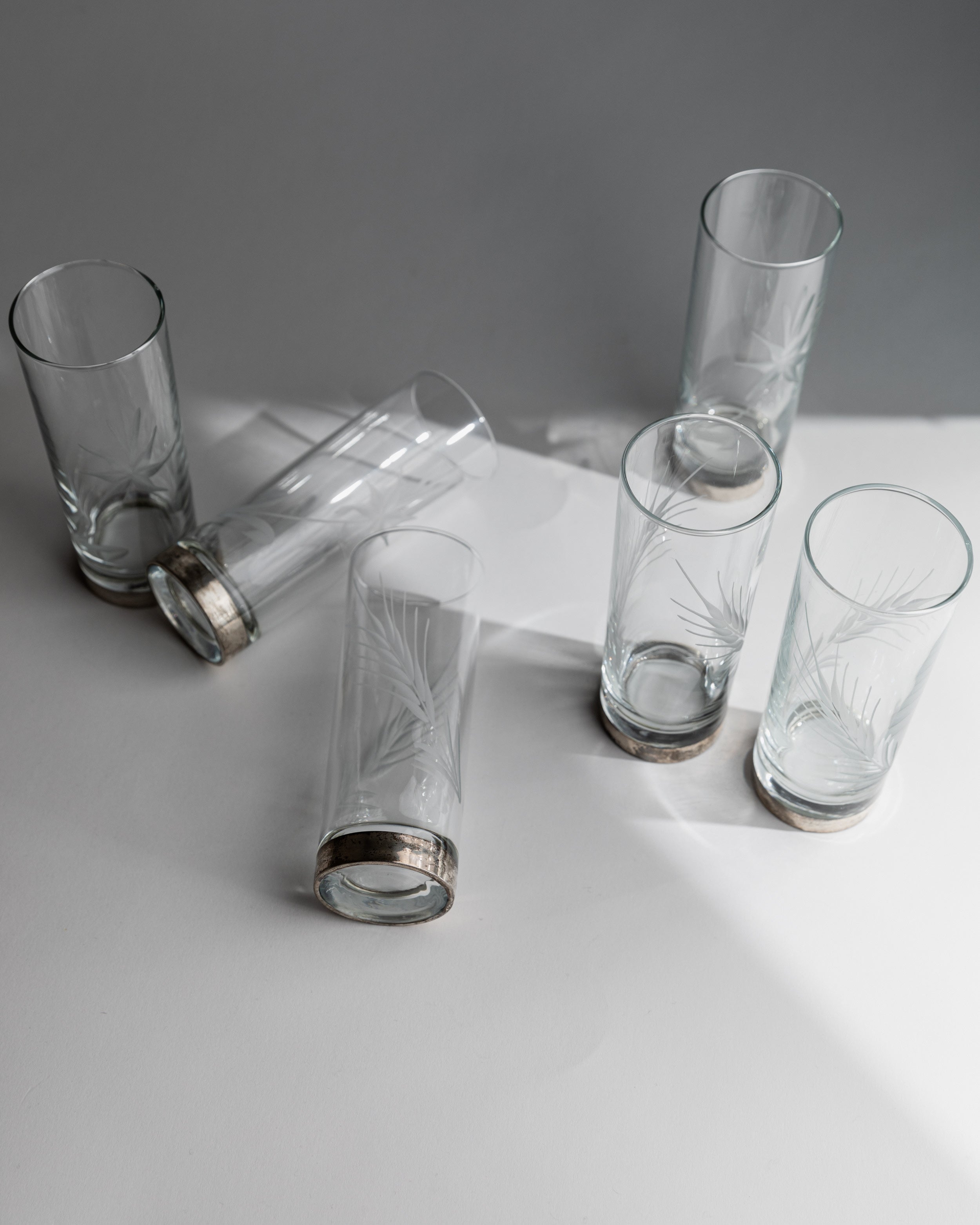 Ensemble de verres à boire de 6, Italie années 60