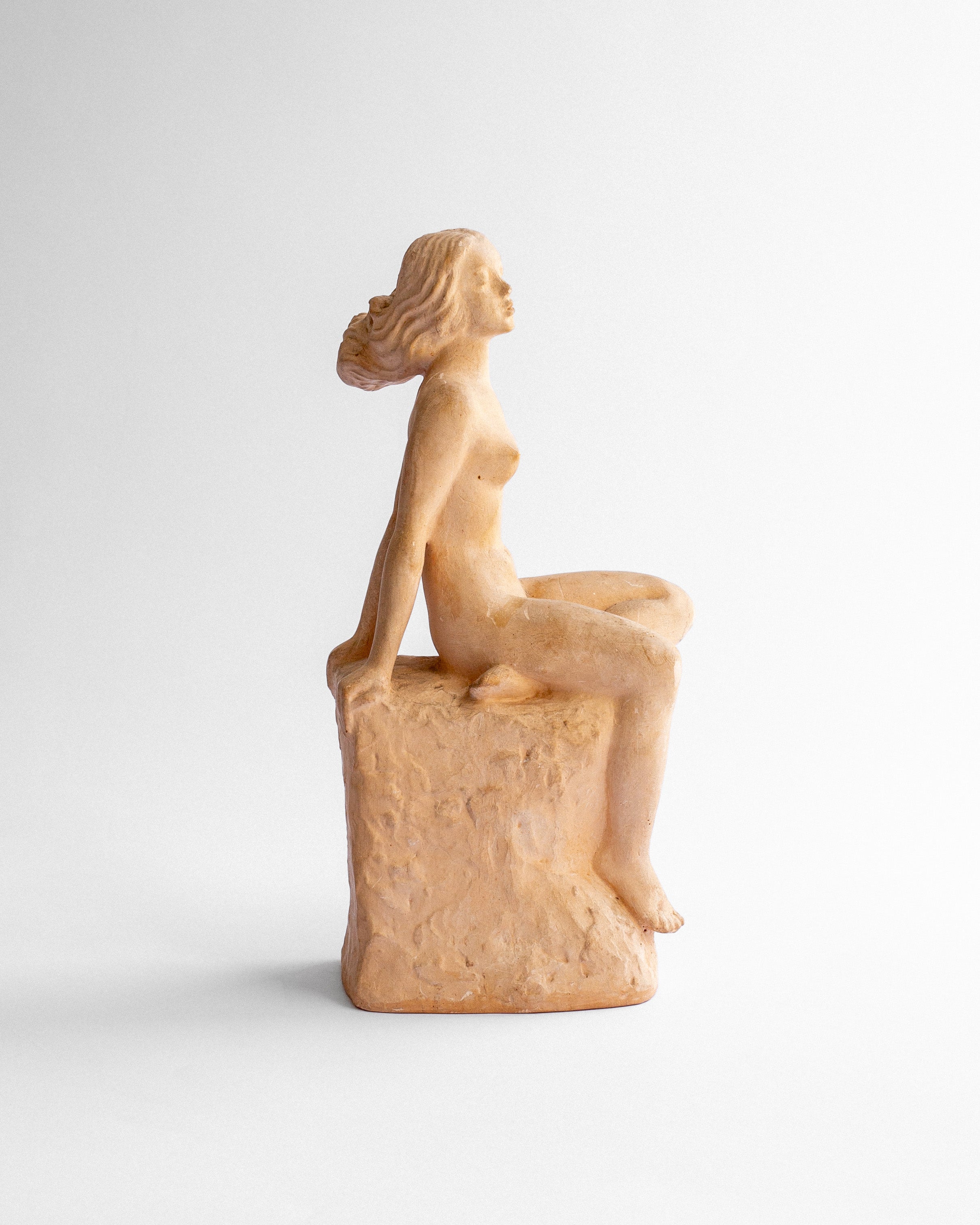 Plaster Sculpture of a Female Figure by Carin Nilsson, Sweden, 1944 by Spigel | The Oblist