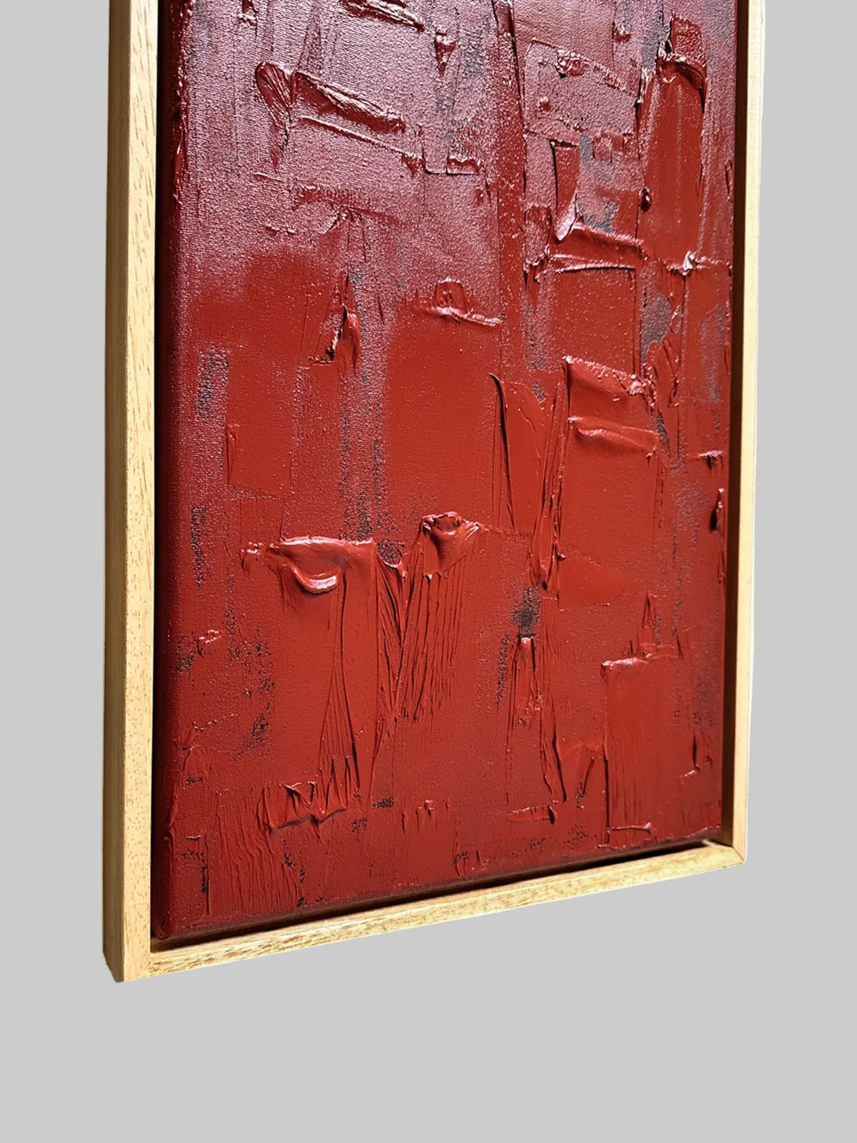 'Indian Red - Burnt Long' Painting — detail view