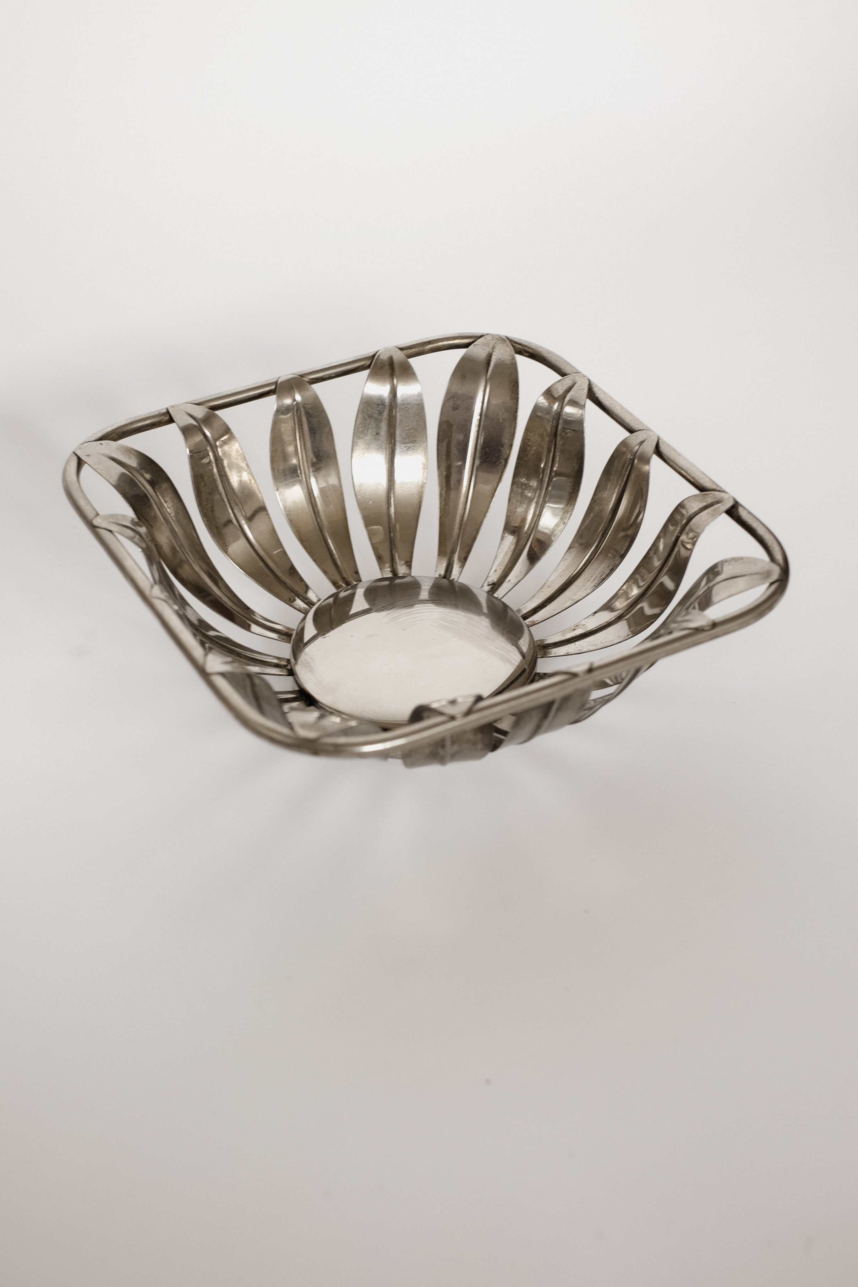 Mid-Century Flower-Shaped Bowl  — side angle