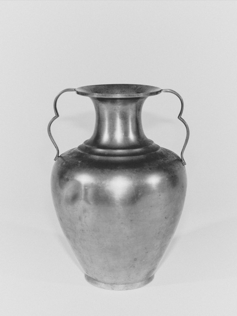 Sylvia Stave for C.G. Hallberg, Metal Amphora Vase, Art Deco, Sweden, 1936 by Sahi | The Oblist