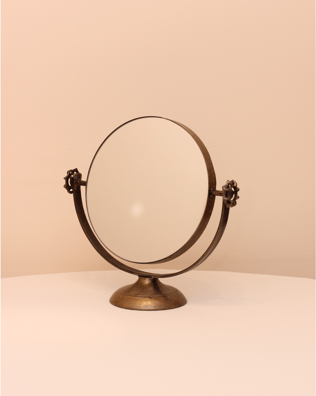 Brutalist Mirror — side angle