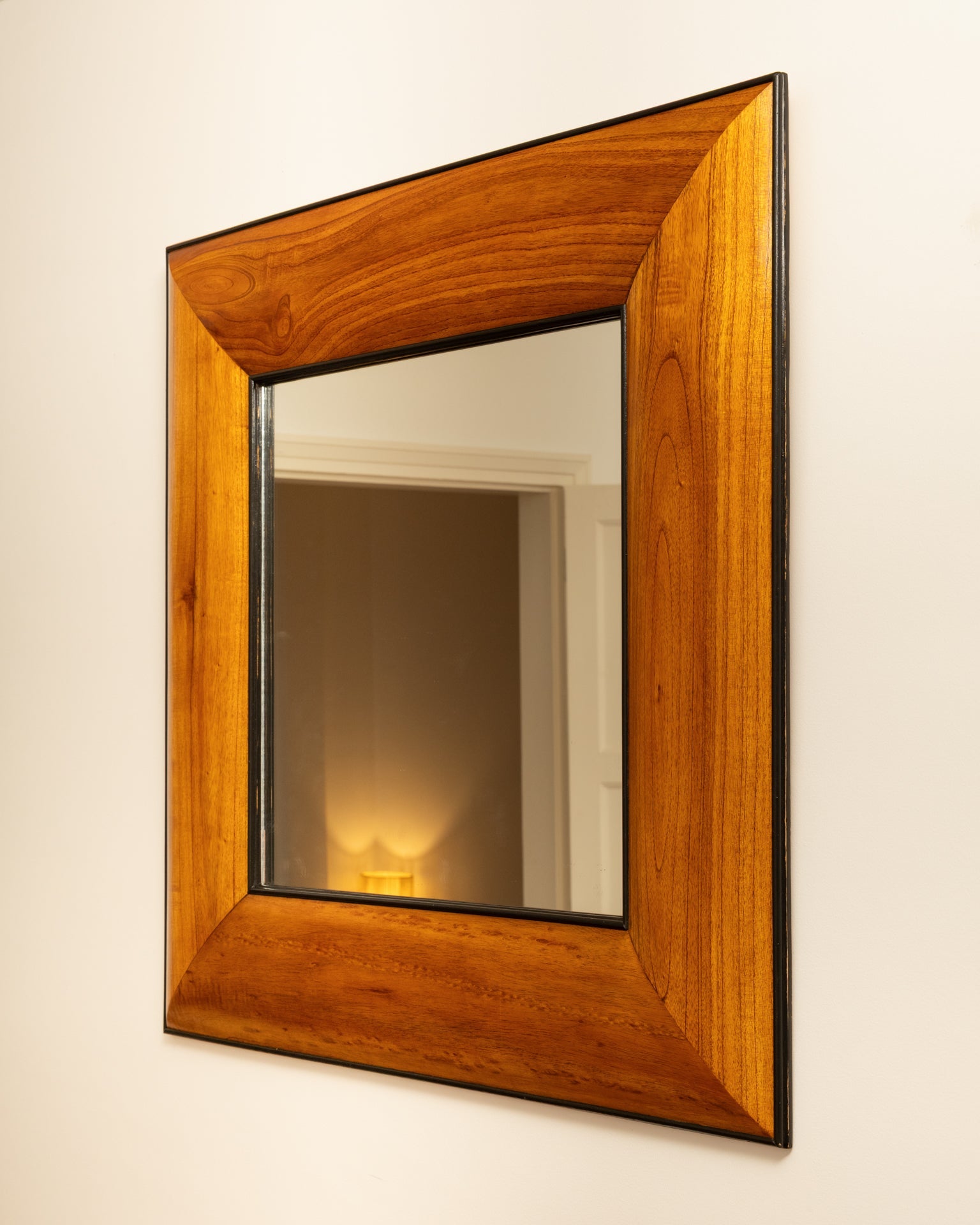 Wooden Italian Mirror - Italy 1950s